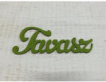  Fa "Tavasz" felirat oliva 15cm - papelito