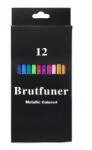 Brutfuner 12 színű metál fényű színes ceruza készlet