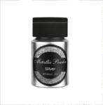 Yakamoz Fémes gyöngyház ezüst metál színű dekorációs epoxi por festék, 20 ml