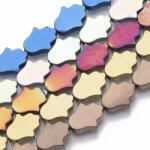  Arany Hematit Hamsa Kéz Ásványgyöngy 13x10, 5mm