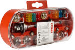 AMiO Set becuri si sigurante auto, rezerva halogen, 30 piese, H7 + H7, 12V (03959)