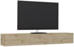 haaus Comoda TV Elba, Stejar Artisan, 180 x 30 x 25 cm (928513)