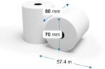 Globe Paper 80x70mm 57.4m Hõnyomtató szalag