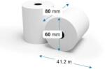 Globe Paper 80x60mm 41.2m Hõnyomtató szalag