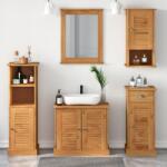 vidaXL Комплект мебели за баня VIGO 5 бр. Меден кафяв 37 x 34 x 110 см (3328547)