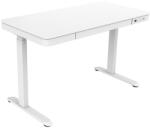 Mirpol VELSEN íróasztal elektromos magasságállítással, vezérlőpanellel 120x60 cm fehér (5905610251666) - geminiduo