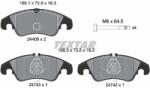 TEXTAR set placute frana, frana disc TEXTAR 2440901 (2440901)