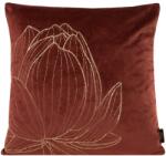 Takoy Bársony díszpárnahuzat BLINK 19 nagy lótuszvirág-motívummal