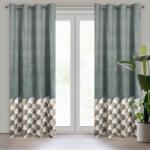 Takoy DESIGN 91 Bársony sötétítő függöny GINA legyezőmintával-HF-387295