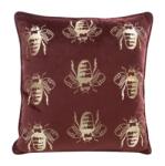 Takoy Bársony díszpárnahuzat szimmetrikus méhecskemintával-HF-387625