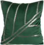 Takoy Bársony díszpárnahuzat BLINK 38 modern arany színű levélmintával-HF-395892