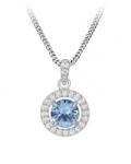 Silver Cat Colier elegant din argint cu zirconi SC489 (lanț, pandantiv)