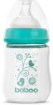 Baboo Anti-colic Glass Feeding Bottle Wide Neck стъклено бебешко шише 0m+