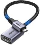 UGREEN HD182 micro HDMI HDMI HDMI kábel, 8K 60Hz, 48Gbps, 0.2m (fekete) (65593) - kontaktor
