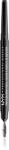 NYX Professional Makeup Precision Brow Pencil молив за вежди цвят 06 Black 0.13 гр