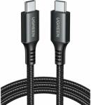 UGREEN Cablu Ugreen USB-C la USB-C, PowerDelivery Fast Charging, 1m, Negru/Gri - evomag