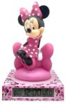  Disney Minnie Chic 3D éjszakai lámpa és ébresztőóra (FENB0DGXG74BH)