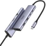 UGREEN CM498 USB-C hub, 3x USB, HDMI, VGA, RJ45, SD/TF, PD 100W (15375) - kontaktor