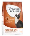 Concept for Life 3kg Concept for Life Outdoor Cats száraz macskatáp javított receptúrával