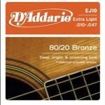 D'Addario EJ10 80/20 Bronze, 010-047