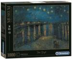 Clementoni 1000 db-os puzzle - Museum Collection - Van Gogh - Csillagos éj a Rajna felett (37089) (37089)