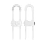 Zopa szekrényzár 2db fehér