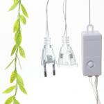 Sumker Karácsonyi Fényfüggöny Levelekkel 2x2 m Kék