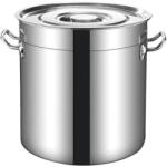 Rosberg Fazék fedővel Rosberg R51211C60, 169, 5 l, 60x60 cm, Inox