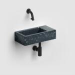 Clou Flush lavoar 36x18 cm dreptunghiular clasică-de blat negru mat CL/03.80031 (CL0380031)
