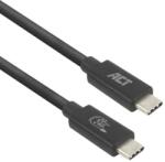 ACT Кабел ACT AC7432, от USB C(м) към USB C(м), 2m, 240W, черен (AC7432)