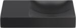 Clou Vale lavoar 45x19 cm dreptunghiular clasică-de blat negru mat CL/03.30162. L (CL0330162L)