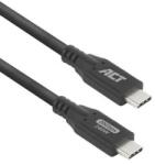 ACT Кабел ACT AC7422, от USB C(м) към USB C(м), 1m, 240W, черен (AC7422)
