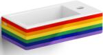 Clou Flush lavoar 36x18 cm dreptunghiular clasică-de blat alb luciu CL/03.69030 (CL0369030)