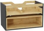 Excellent Tuto 2.0 corp dulap 80x46.5x50 cm sub chiuveta pe perete gri-stejar MLEX. 2171.800. GRBL (MLEX2171800GRBL)