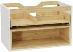 Excellent Tuto 2.0 corp dulap 80x46.5x50 cm sub chiuveta pe perete alb-stejar MLEX. 2171.800. WHBL (MLEX2171800WHBL)