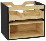 Excellent Tuto 2.0 corp dulap 60x46.5x50 cm sub chiuveta pe perete negru-stejar MLEX. 2171.600. BKBL (MLEX2171600BKBL)
