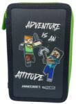 Graffiti Penar școlar echipat Minecraft - Adventure, 2 fermoare (246011837) Penar