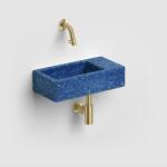 Clou Flush lavoar 36x18 cm dreptunghiular clasică-de blat albastru mat CL/03.82031 (CL0382031)