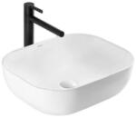 Inter Ceramic Мивка за баня ICB 887W, монтаж върху плот, порцелан, бял, 46x33x13.5см (887W)