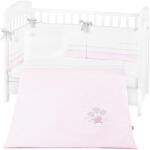 KikkaBoo Бебешки спален комплект с бродерия Kikkaboo - Dream Big, 70 х 140, Pink, 6 части (41101060132)