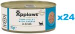 Applaws Cat Sajtos tonhal húslevesben 24x70 g