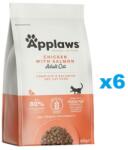 Applaws Cat Adult Chicken and Extra Salmon 2, 4 kg (6x400g) csirke lazaccal macskáknak