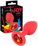 You2Toys Dop Anal Colorful Joy Jewel, Rosu, 7 Cm