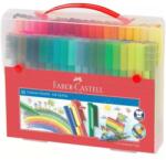 Faber-Castell Faber-Castell: Connector Filctoll Készlet - 80 db-os szett praktikus műanyag tárolóban (155579) - jatekshop