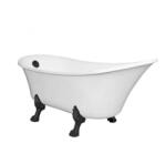 Kerra Antica szabadon álló kád fekete lábakkal és leeresztővel (ANTICA_ACZ) - homelux