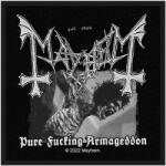 Mayhem Pure Fucking Armageddon Felvarrható tapasz (SP3233)