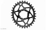 Absolute Black MTB OVAL első lánckerék 36T, Sram Direct Mount, Boost 148 mm, 1x9-12s, narrow-wide, alumínium, fekete