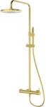 Oltens Molle zuhany készlet fal trópusi zuhany opcióval csiszolt arany 36504810 (36504810)