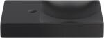 Clou Vale mosdótál 45x19 cm négyszögletes klasszikus-mosdótálak fekete CL/03.30162. 01. L (CL033016201L)