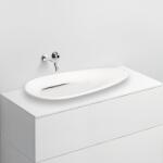 Clou First mosdótál 84x38 cm ovális mosdótálak fehér matt CL/02.27011 (CL0227011)